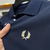 Men's Polos 2023 Summer Embroidery Golf Casual POLO Luxury Wear High Quality Brand 100 Cotton Lapel Short Sleeve Polo Shirt 230721