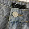 Hoge taille jeans broek dames vintage denim broek letters geborduurde jeans broek lente zomer rechte broek