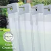 Sheer Curtains RYB HOME 1Pc Curtain Waterproof Garden Decoration Outdoor Sheer Curtains for Porch Exterior Voile With Sliver Ring Grommet 230721