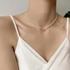 Choker Noble Real Natural Freshwater Liten Pearl Necklace Women Collar Fine SMEEXKE Temperament Premium Accessories