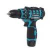 12V Cordless Drill Electric Screwdriver Mini Wireless Power Driver DC Lithium-Ion Battery Tool