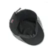 Berets осень зимняя шляпа мужская берет Sboy Caps британская винтажная утолщенная теплая плоская шапка Гэтсби