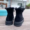 Autumn and Winter Women Vintage Short Boots Cow Nubuck Leather Fashion Motorcycle Wool Boot Fashion Designer Comfortable Snow Bootss