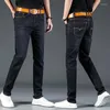 Heren Jeans Lente Herfst Recht Slanke 2023 Trendy Mannelijke Kleding Casual Jongens Jeugd Lange Denim Broek Koreaanse Broek