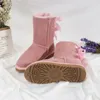 Bottes de neige enfants chaussures bébé botte chaude garçons filles jeunes chaussons d'hiver australien enfant designer botte enfants chaussures de plein air chaudes