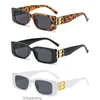 Anpassad skugga Rand IG Sun Glasses Square Forms Fashion Shades UV400 Letter B Vintage Solglasögon