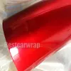 Red Gloss Candy Metallic Vinyl WRAP Envoltório de carro inteiro Cobertura com bolha de ar Cola de baixa aderência inicial Qualidade 3M 1 Rolo de 52x20m 5327h
