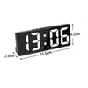 Horloges de table de bureau Commande vocale Réveil numérique Teperature Snooze Mode nuit Bureau 1224H Antidisturb Funtion Montre LED 230721