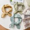 Scarves Luxury Cotton Scarf For Women Fashion Wraps Neckerchief Hair Bands Ribbon Headband Bandana Foulard Hijab Female