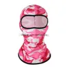 Outdoor Balaclavas Sports Neck Face Mask Ski Snowboard Wind Cap camo Cycling head wear Balaclavas Motorcycle Face Masks hood scarf 18 colors