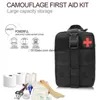 Bolsa Vazia para Kits de Emergência Kit de Primeiros Socorros Médico Tático Pacote de Cintura Acampamento Ao Ar Livre Caminhadas Viagens Caça Molle Pouch Mini Estojo de Armazenamento de Sobrevivência