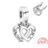 Charms 925 Sterling Sier Open Heart Fire Box Suspension Suspendu Pendentif Pandora Bracelet Femmes De Noce Bijoux Drop Delivery Dhyi7