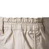 Pantaloncini da uomo Estate Cotone Casual Europa e America Pantaloni dritti a cinque punti Slim Taglia grande Tinta unita Sport