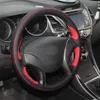 Red Black Artificial Leather Hand sewing Car Steering Wheel Cover for Hyundai Elantra 2011-2014 Avante i30 2 2012-20163039