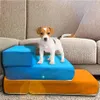 2 étapes pour petit chat chien maison rampe échelle anti-dérapant pliable chiens lit escaliers fournitures pour animaux de compagnie 2012232824