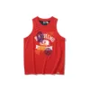 a Bathing A APE Heren casual sport ademend mesh mouwloos vest met letterprint