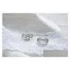 Couple Anneaux 925 Sterling Sier Anneau Or Rose Charme Mme Pandoras Bijoux Accessoires De Mode Cadeau Drop Delivery Dhkym