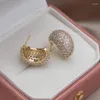 Серьги для гвоздиков 2023 Французские модные украшения 14K золотосекуренные роскошные