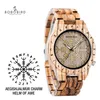 zegarek meski BOBOBIRD Hommes Montre Bois Nouveau Design Unique De Luxe En Bois Montres relojes de hombre Support Drop L-T16318n