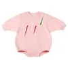 5 stili in stock designer neonato neonato ragazzo vagabondo per bambini lettere lettere stampare a maniche corte lunghe tuttoni tute tutela tops