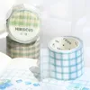 Presentförpackning 1Roll Lattice Solid Color Washi Paper Set Diy Crafts Decorative Vintage Masking Tape Cute Scrapbooking Diary Journal Stationery