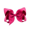 4 inch Solid Grosgrain Ribbon Clip Handgemaakte Bow Knot Boutique Accessoires voor Girls Fashion HeadwearZZ