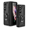 Shockproof Hybrid Dual Layer Magnetic Ring Kickstand cases for Samsung Galaxy Z Fold 5 4 3 Stand Hard Phone Cover