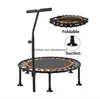 42 inch ronde fitnesstrampoline met verstelbare handgreep voor volwassenen, kinderen, tuin, park, springtrampolines, zachte speeltoestellen