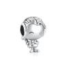 925 Sterling Silver Dangle Charm Lovely Little Boy Amp Pärla för Pandora Charms Autentiska 925 Silverpärlor