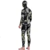 m Camouflage Combinaison Manches Longues Fission À Capuche 2 Pièces De Néoprène Submersible Pour Hommes Garder Au Chaud Combinaison De Plongée Imperméable 220316253F