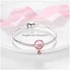 Alloy 2023 Pink Charms Plata De Ley 925 Cute Girl Wine Fashion Bag Love Heart Fit Pandoras Bracelet Diy Jewelry Making Drop Delivery Dhko4