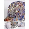Ball Caps Women Baseball Cap Diamond Painting Embroidery Flower Cotton Snapback Hats Jeans Woman Female Summer Sun Hat Drop Delivery Dhdwn