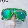 Sunglasses Oversized Punk 2023 Luxury Brand Y2K Sports Sun Glasses for Lady Steampunk Eyewear UV400 230721