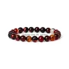 Beaded Women Nature Original 8Mm Veins Stripe Agate Chakra Stone Beads Bracelet Men Yoga Healing Reiki Jewelry Drop Delivery Bracelet Dhsyy