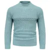 Męskie swetry męskie pullover swobodny sweter męski kpina szyja ciepła 2023 jesienna zimowa dzianina koszulka man man mężczyzna