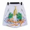 2023 새로운 디자이너 반바지 Rhude Summer Fashion Beach Mens Shorts Men 고품질 거리 착용 빨간색 블루 블랙 바지 Rh Court Sweat Bottom Palmas