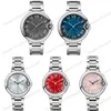 Ladies Watch Automatic Mechanical 33mm Red Dial 40mm Mens Watch WSBB0060 Leather Strap watchs340p