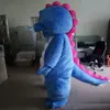 2018 Factory Blue Red Dinosaur Mascot Dino Costume for Adult to wear280i