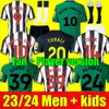 23 24 130ª Camisas de Futebol BRUNO G. JOELINTON ISAK 2023 2024 NUFC MAXIMIN NEWCASTLES WILSON UNITEDS ALMIRON Camisa de Futebol Masculina Kit Infantil