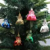 Weihnachtsdekorationen, 6 Stück, kreativer Baum-Anhänger, auffällige, exquisite Geschenktüte, Fenster-Hängedekoration