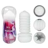 Transparent avion tasse mâle aspiration exercice adulte jouet inversé moule sexe