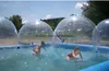 2 m opblaasbare gigantische Ballen Zorb Ballen volwassen kinderen Water Lopen Bal Dansen Bal Sport Bal lopen op water met rits PVC drijvende vlotter speelgoed