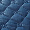 Bed Skirt Luxury Soft Crystal Velvet Fleece Lace Ruffles Quilted Mattress Cover Bedding Set Home Bedspread King Size 230721