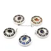 Charms 100ps Natural Stone Metal Sun Moon Form