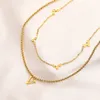 Luxe klavertje vier ketting ketting charme liefde geschenk ketting klassieke sieraden zomer bruiloft reizen ketting douche niet vervagen hoge kwaliteit sieraden