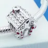 2019 NOUVEAU BRODE LOLLE PERLE 925 STERLING Silver Gingerbread House Charm Fits European Pandora Bijoux Bracelet Colliers Pendant251Q