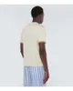 デザイナーの男性TシャツロロピアナメンズホワイトコットンジャージーTシャツ半袖トップ夏のTシャツ
