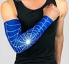 Sommer Basketball Armmanschette Ellenbogenschutz Spinnennetz langer Armwärmer Radfahren Laufen Sport Ärmel Armmanschette Schutz Ellenbogenstütze