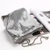 Fabrik Retaill Hela helt nya handgjorda Pretty Aluminium Sheet Evening Bag Tubbiness Clutch For Wedding Banket Party Pormmor317Z