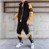 Men's Tracksuits A Set Of Male Spring And Autumn Trend Handsome Tooling Sports Jacket Coat Matching Clothes